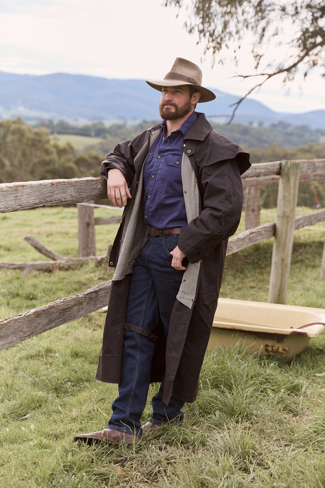 Nullarbor Full Length Jacket Brown