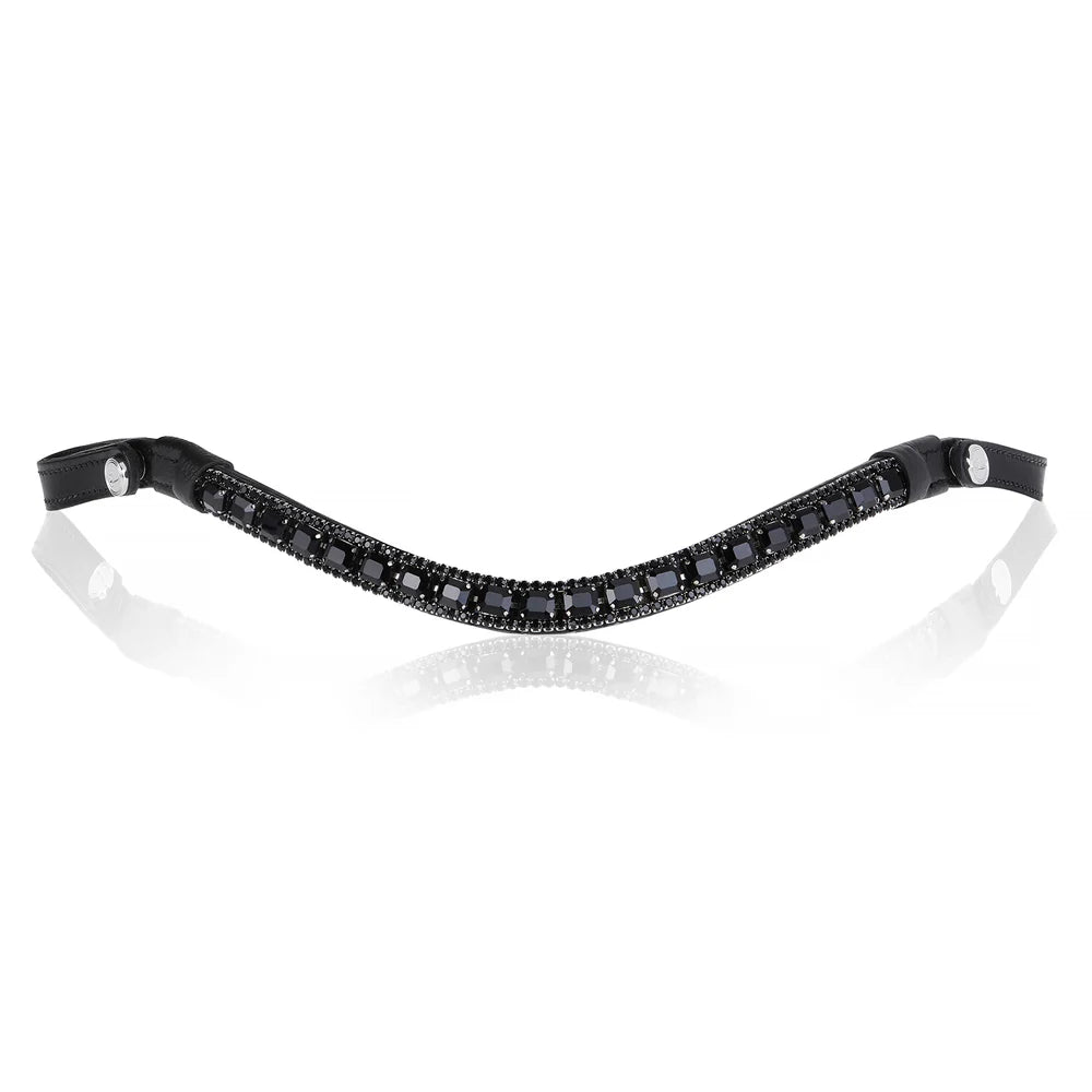 Lumiere Onyx Crystal Browband