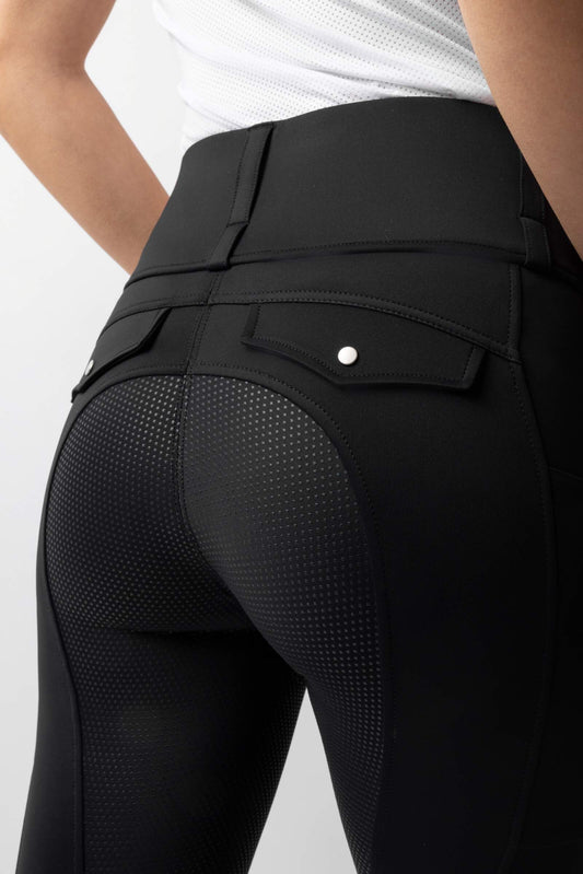 Horze Anya Full Grip Riding Tights Black