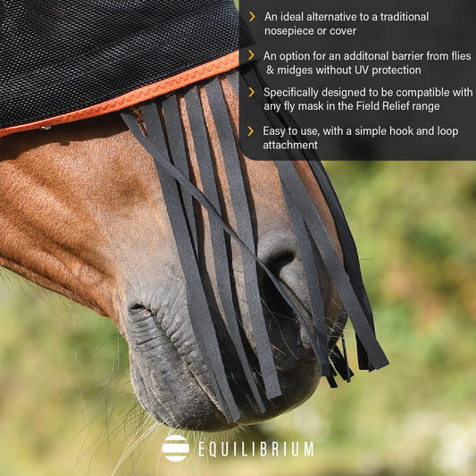Equilibrium Field Relief Muzzle Fringe One Size Black