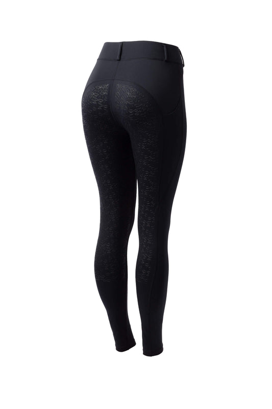 Horze Dea Full Grip Ladies Riding Tights Black