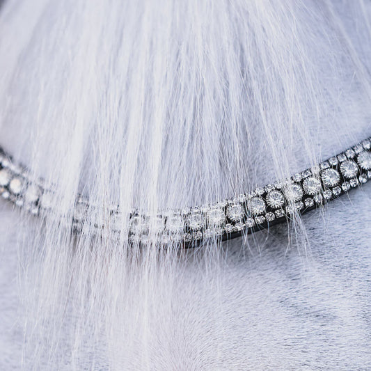 Lumiere Solitaire Crystal Browband