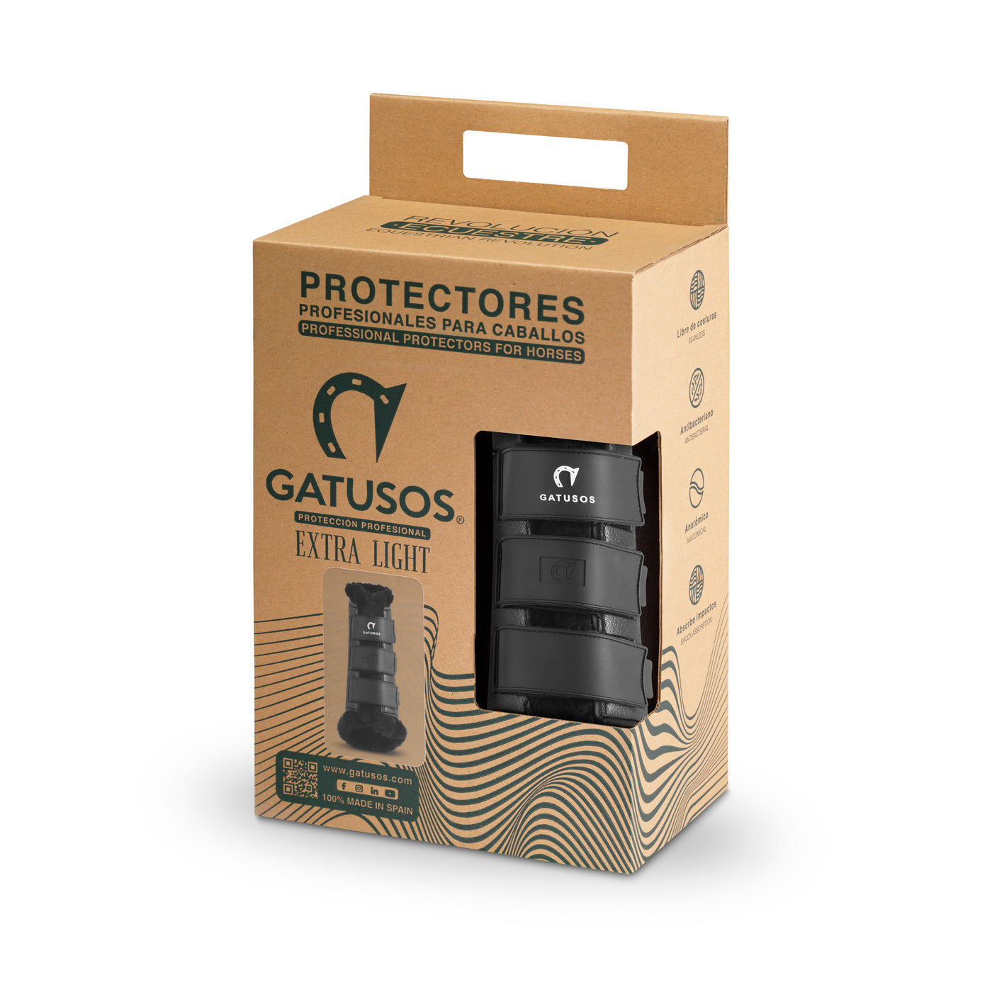Gatusos Air Collection Extra Light Jump Boots Black