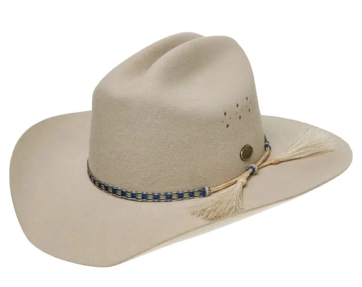 Statesman Great Divide Fur Blend Hat Silver Belly