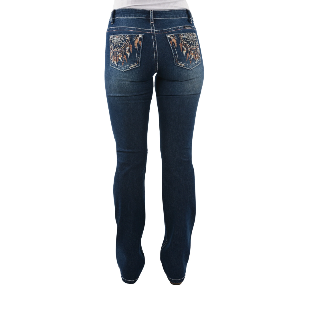 Pure Western Lola Boot Cut  Ladies Jeans Midnight