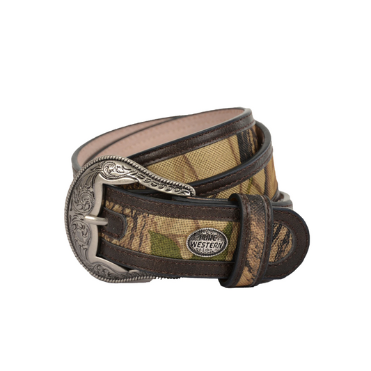 Pure Western Sam Mens Belt Coffee
