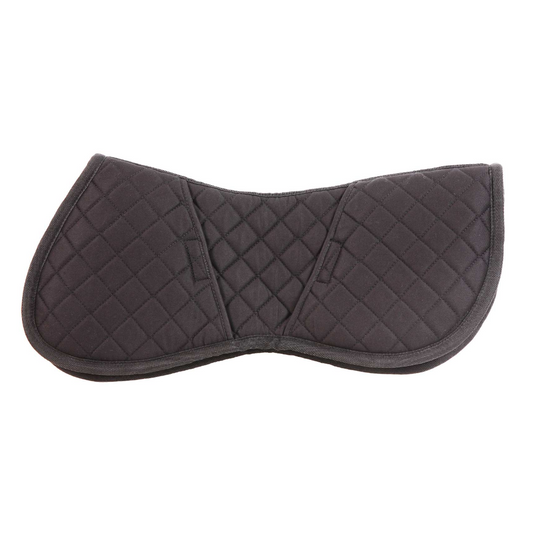 Quilted Half Pad with Insert Black