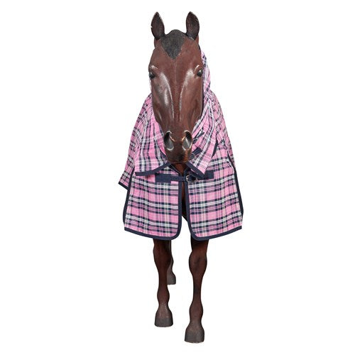 PVC Shade Mesh Horse Rug Combo Pink & Navy