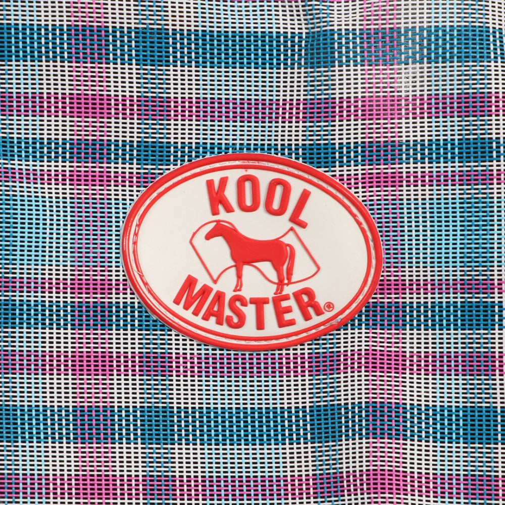 PVC Shade Mesh Horse Rug Combo Ice Blue & Pink