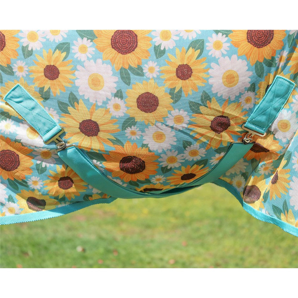 Fly Mesh Combo with Surcingles Sunflowers