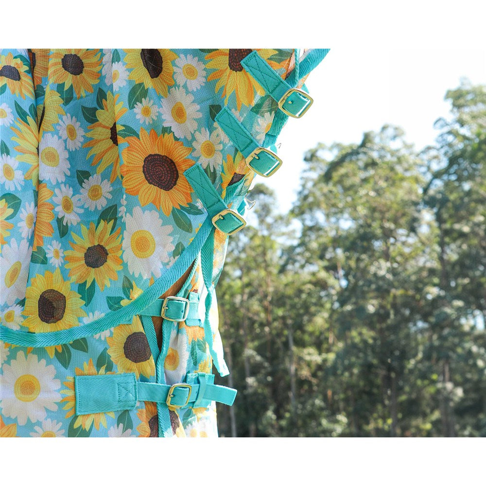 Fly Mesh Combo with Surcingles Sunflowers