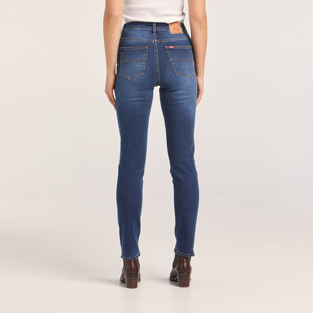 Lee Riders Classic High Slim Ladies Jeans True Indigo