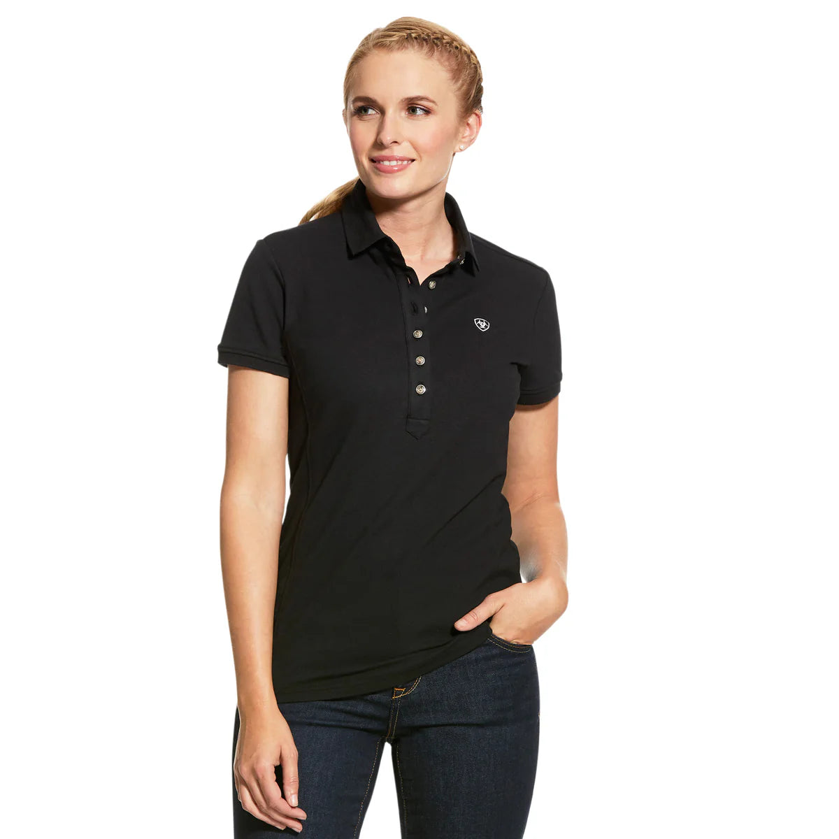 Ariat Ladies Prix 2.0 Polo Black