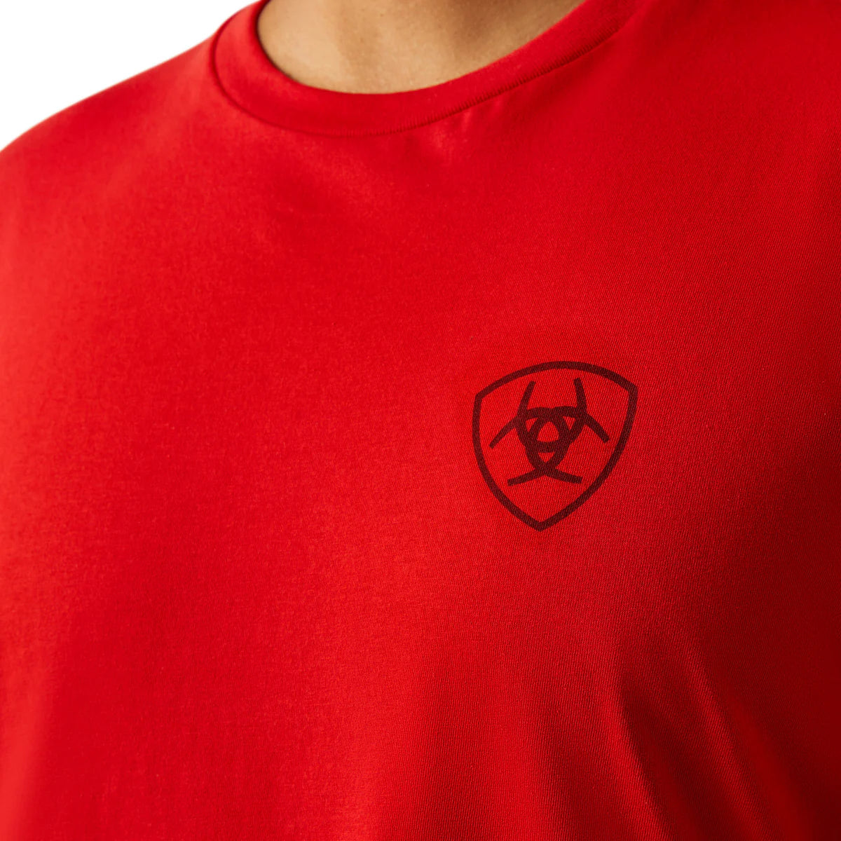 Ariat Etched Buffalo Lotf Flag SS Mens Tee