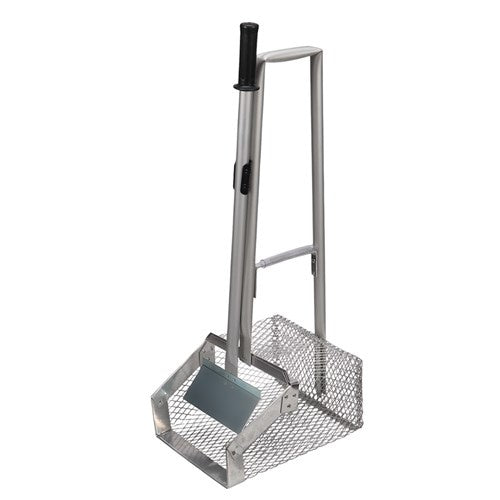 Manure Scoop Mesh with Scraper Long Deluxe