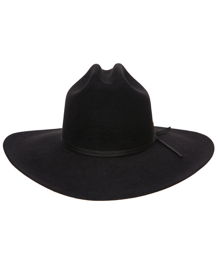 Statesman Serpentine Beaver Hat Black
