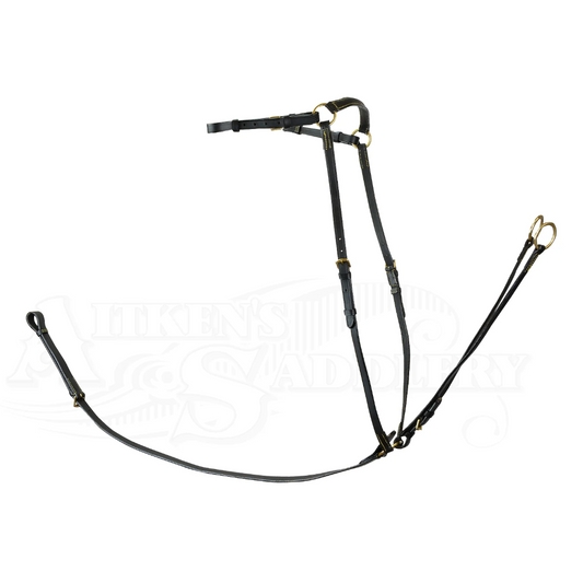Stockmans Breastplate with Brass Fittings