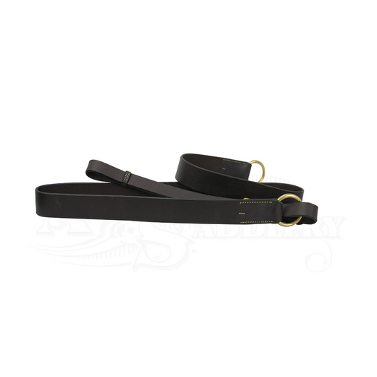 Surcingle Ring Leather Brown