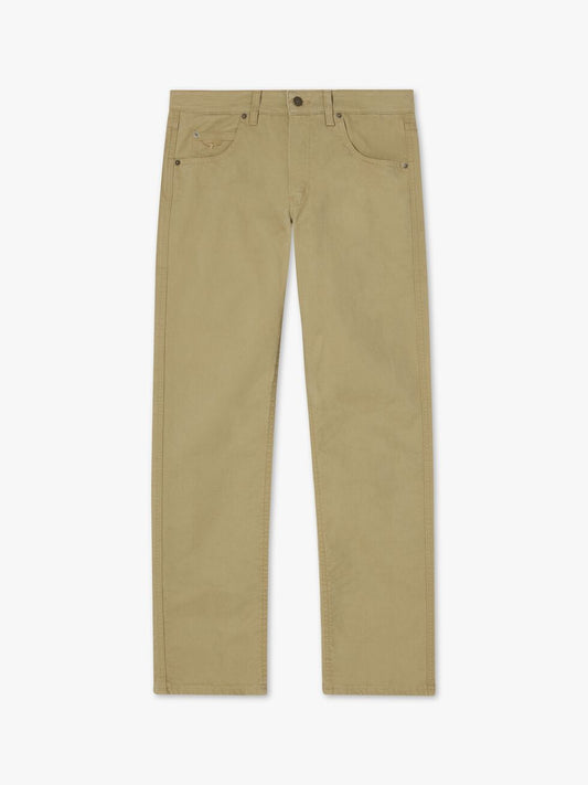 RM Williams Slim Linesman Mens Jeans Khaki