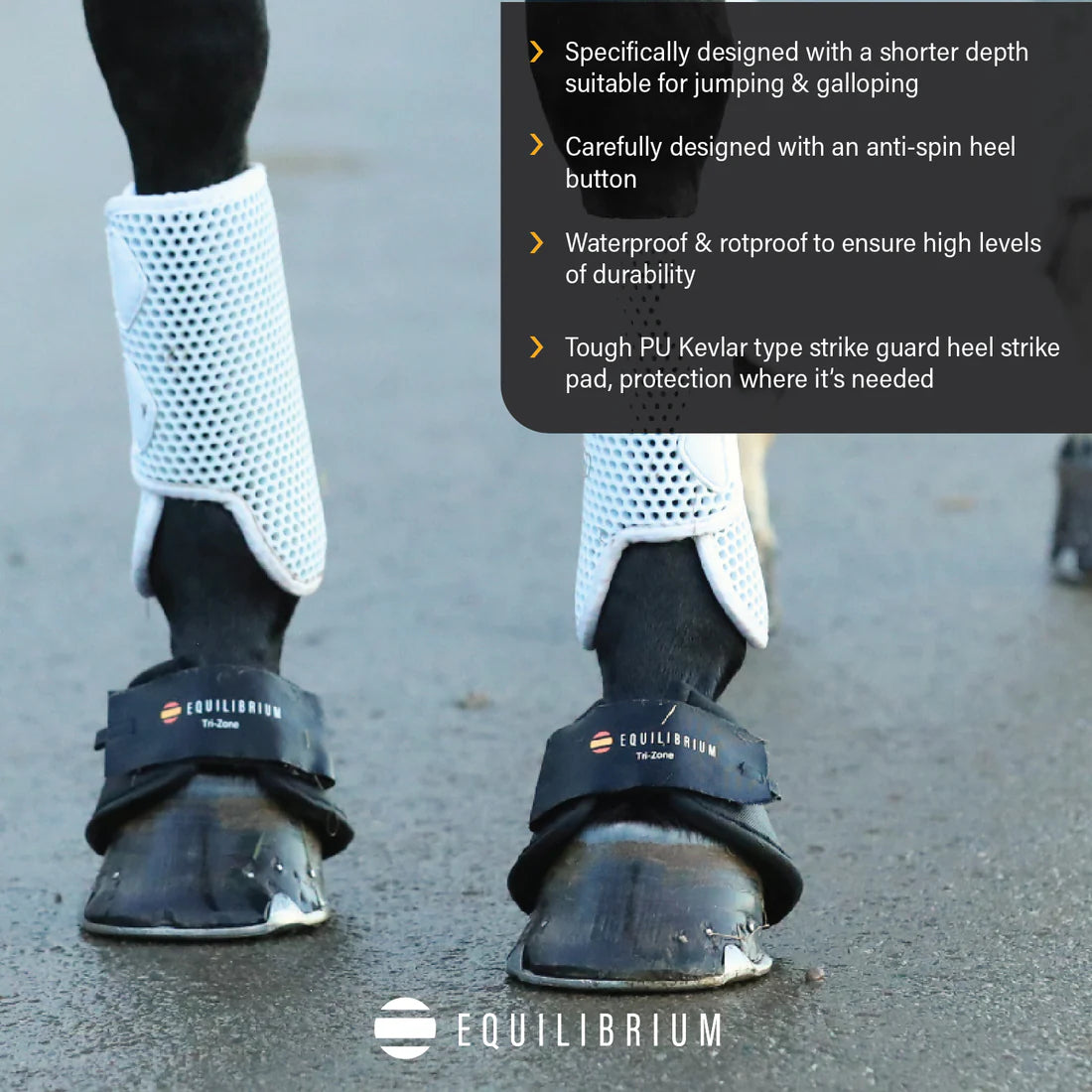 Tri-Zone Overreach Boots Black