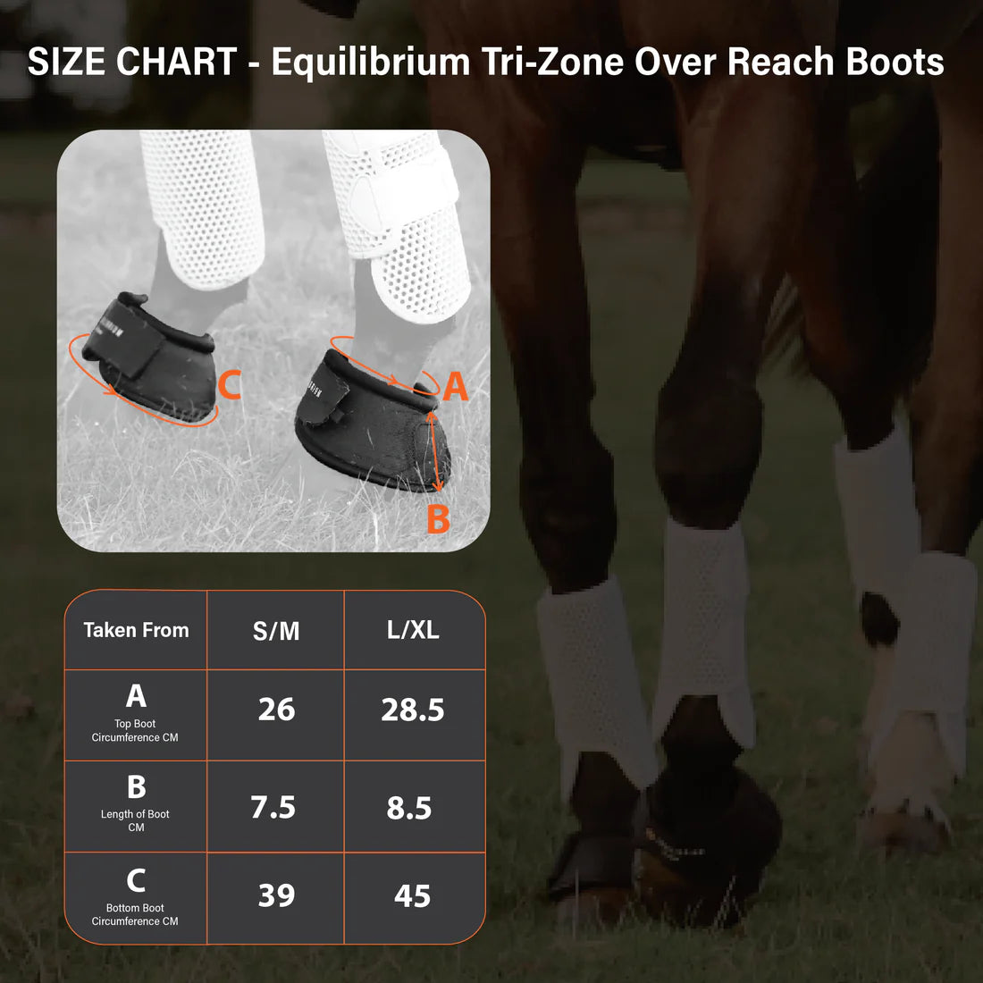Tri-Zone Overreach Boots Black