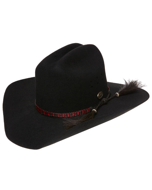 Statesman Great Divide Fur Felt Hat Black