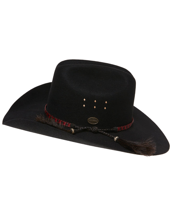 Statesman Great Divide Fur Blend Hat Black