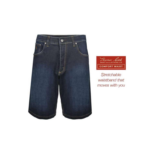 Thomas Cook Mens Bass Denim Comfort Waist Shorts