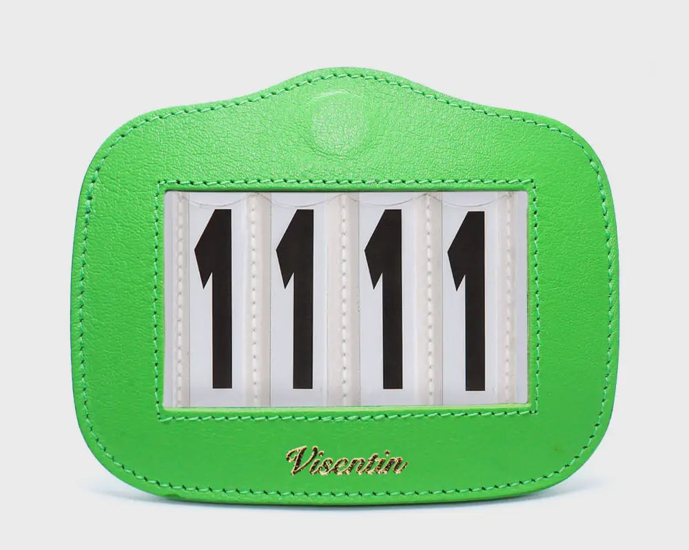 Visentin Premium Stallion Bridle Number Plain Holder