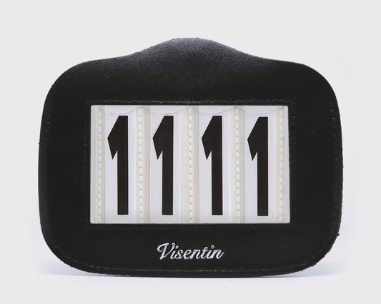 Visentin Standard Bridle Number Holder Plain 4 Numbers