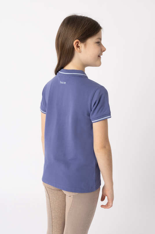 Horze Sohra JR Polo Shirt Velvet Morning