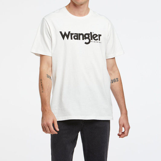 Wrangler Classic Tee Mens Vintage White