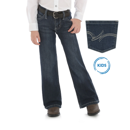 Wrangler Girls Retro Boot Cut Jeans