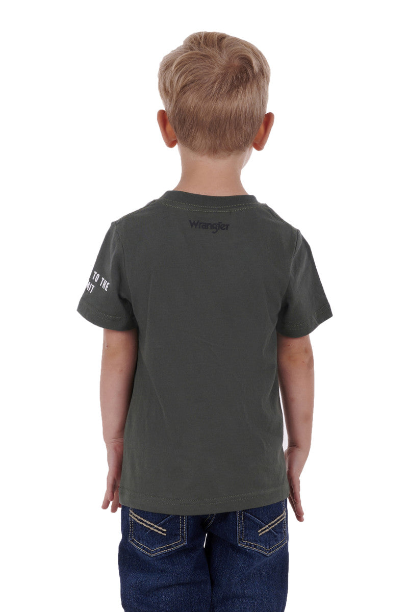 Wrangler Jones Boys SS Tee Cypress