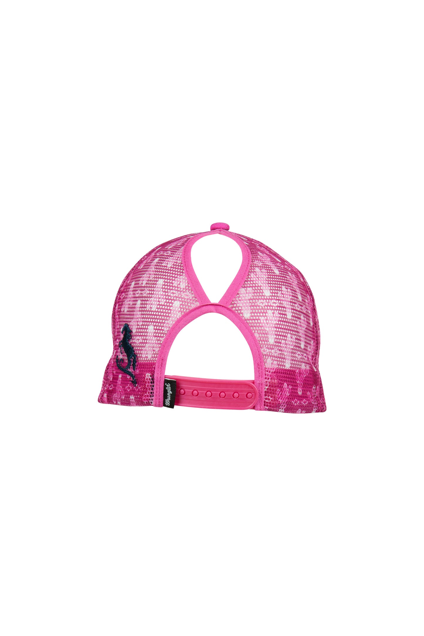 Wrangler Kids Luna High Profile Ponytail Cap Pink & Navy