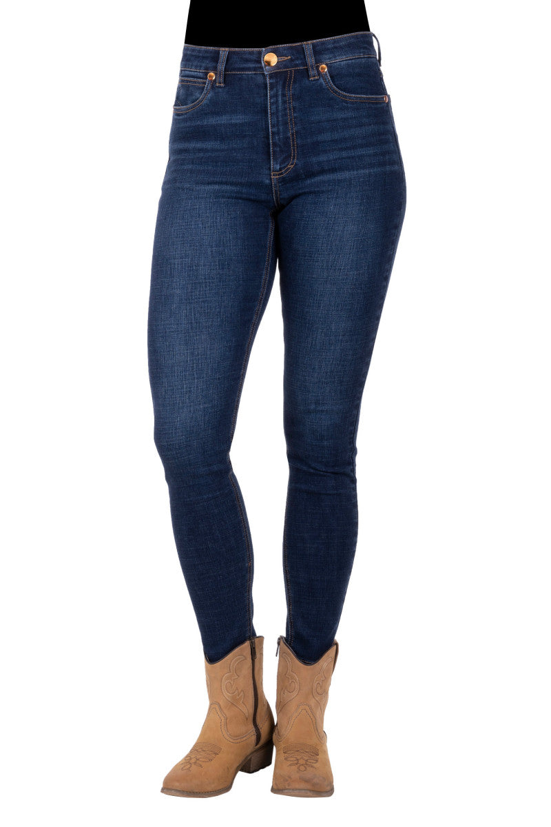 Wrangler Sierra Ladies Skinny Jeans Old Indigo
