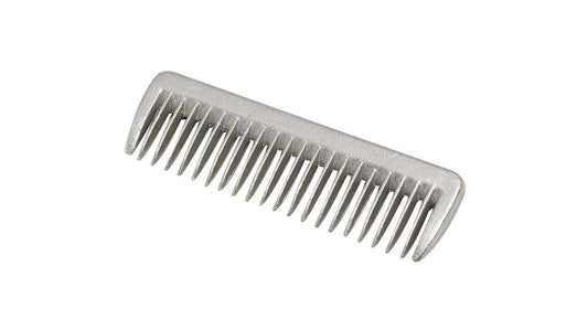 Aluminium Mane Comb Silver - Aitken's Saddlery