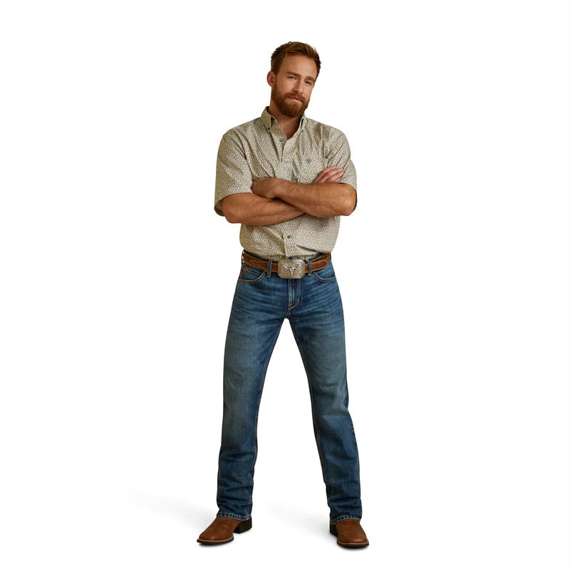 Ariat Axton Mens Classic SS Shirt White - Aitken's Saddlery