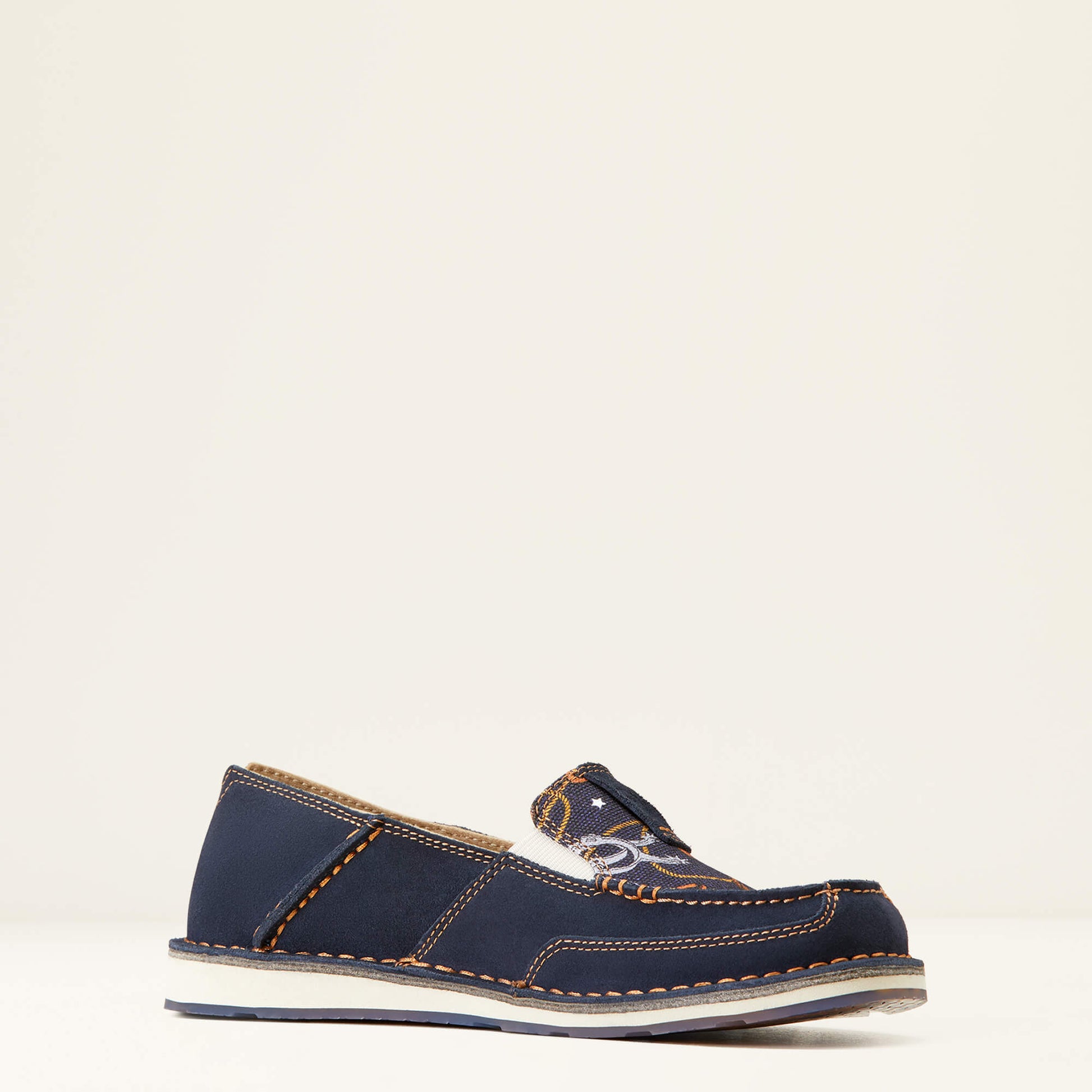 Ariat Cruiser Ladies Blue Suede Saddle Up Print - Aitken's Saddlery