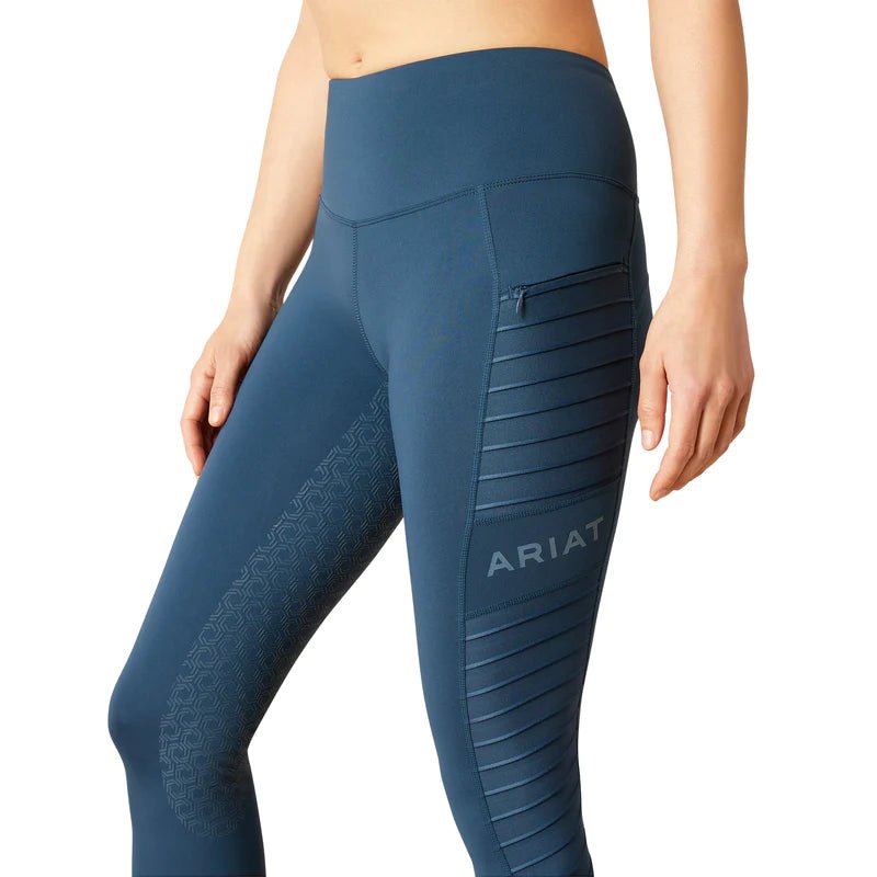Ariat EOS Full Seat Ladies Tights Deep Petroleum - Aitken's Saddlery