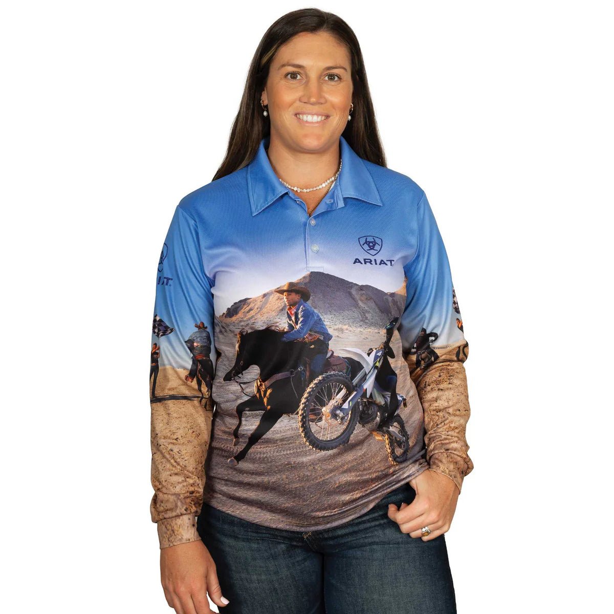 Ariat Fishing Shirt Lets Ride - Aitken's Saddlery