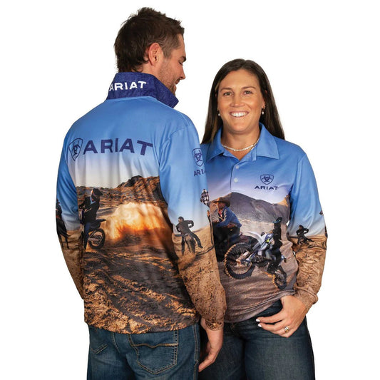 Ariat Fishing Shirt Lets Ride - Aitken's Saddlery