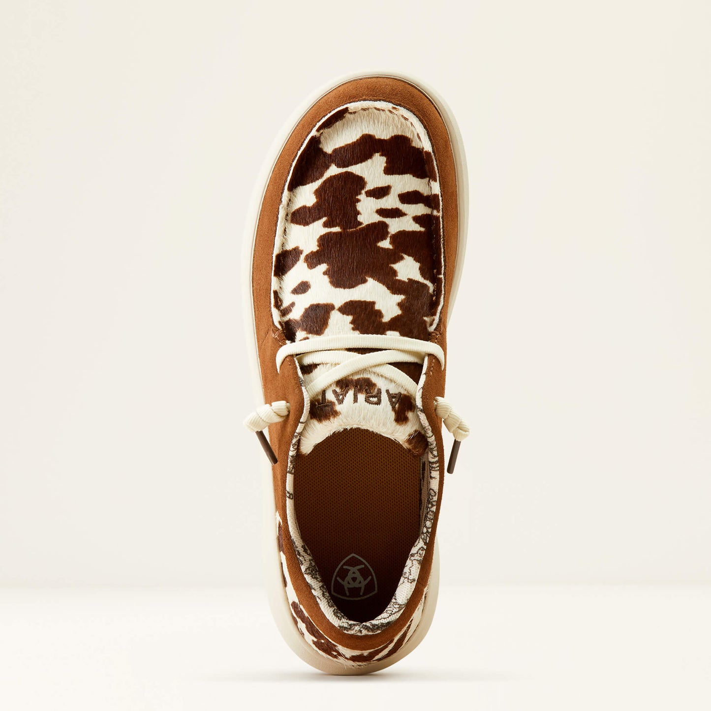 Ariat Hilo Ladies Shoe Ginger Suede/Cow Hair On - Aitken's Saddlery