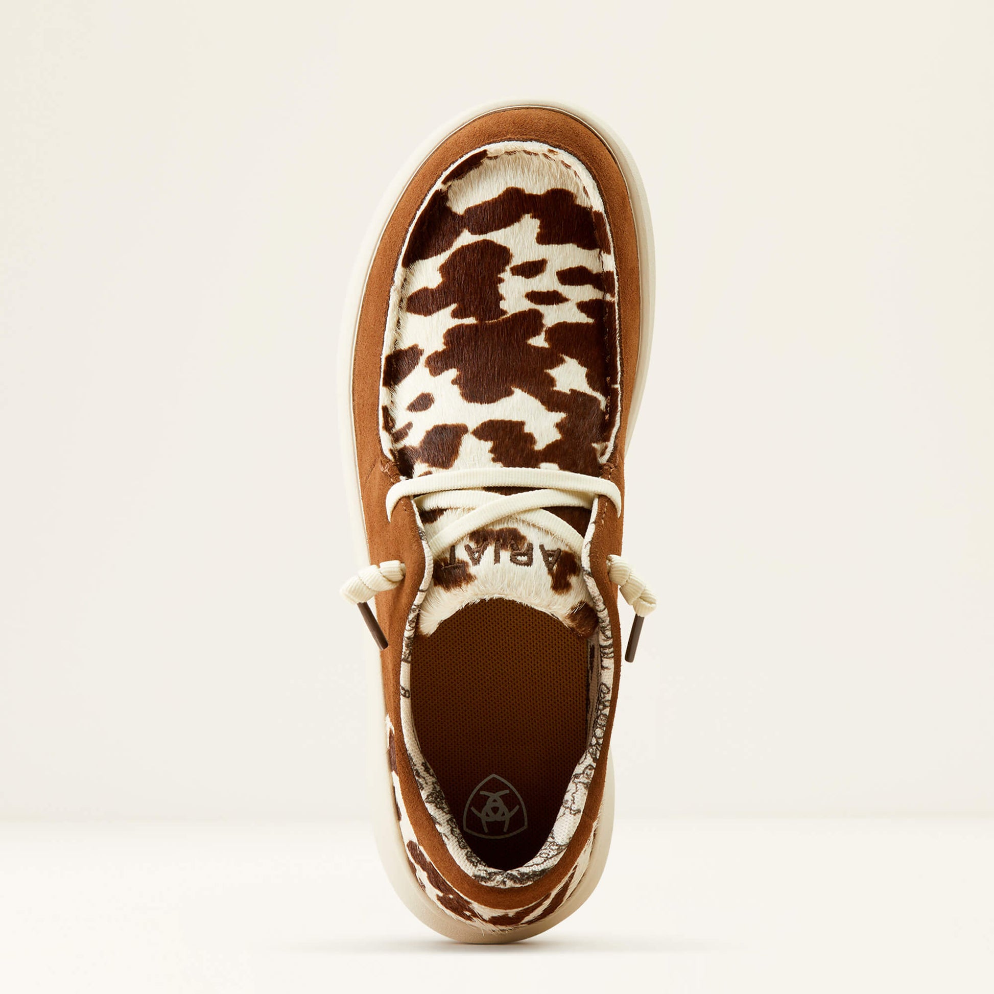 Ariat Hilo Ladies Shoe Ginger Suede/Cow Hair On - Aitken's Saddlery