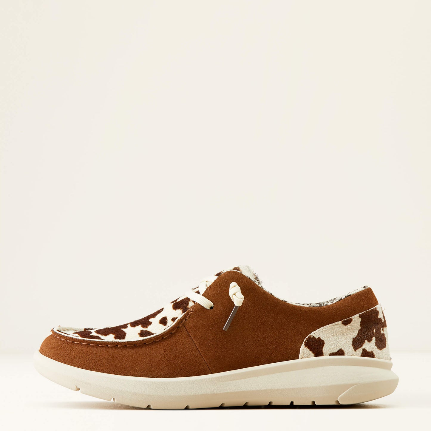 Ariat Hilo Ladies Shoe Ginger Suede/Cow Hair On - Aitken's Saddlery