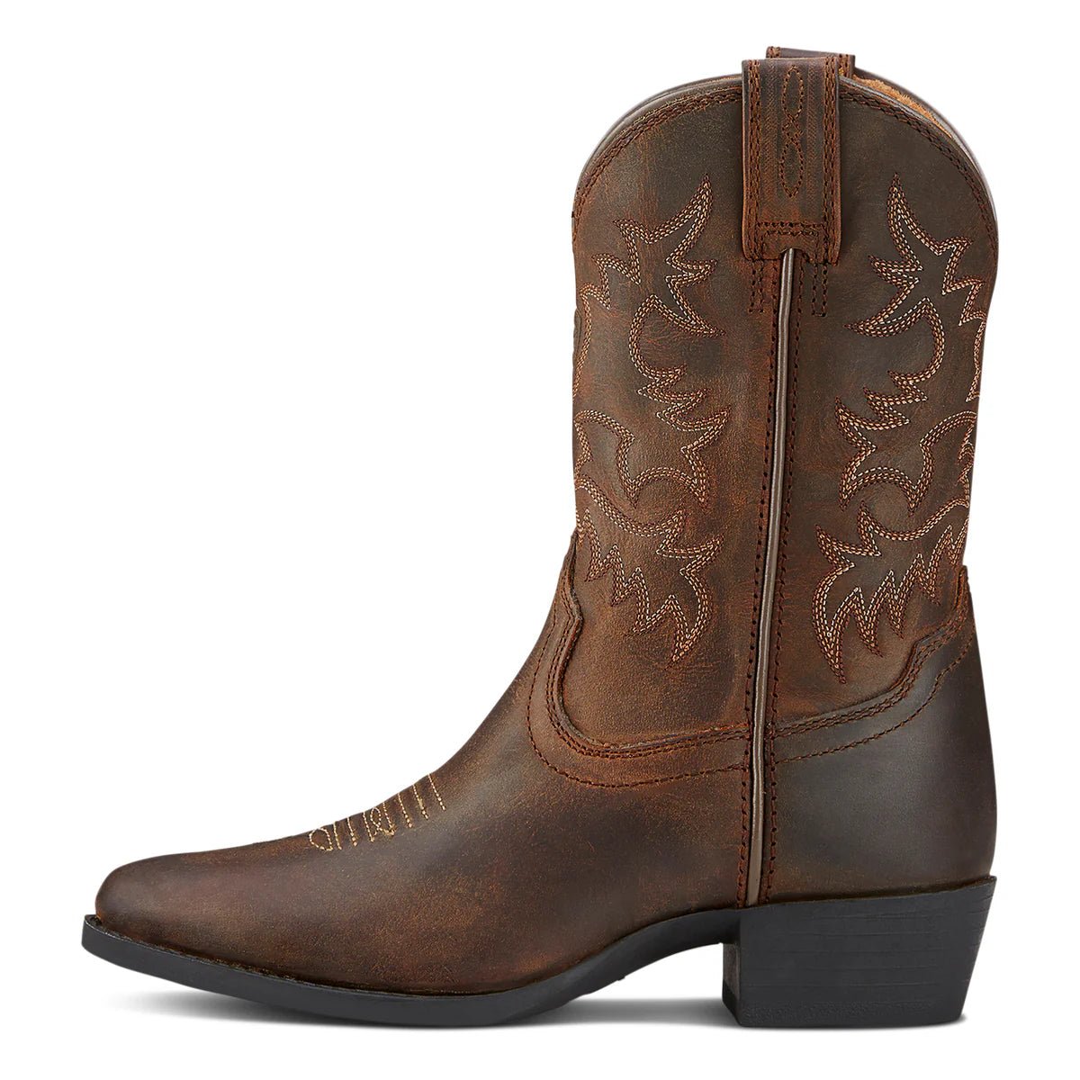 Ariat Kids Heritage Western Boots Distressed Brown - Aitken's Saddlery