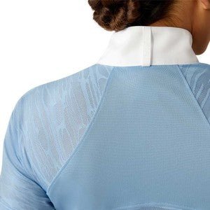 Ariat Ladies Aptos Vent 2.0 SS Show Shirt Blissful Blue - Aitken's Saddlery