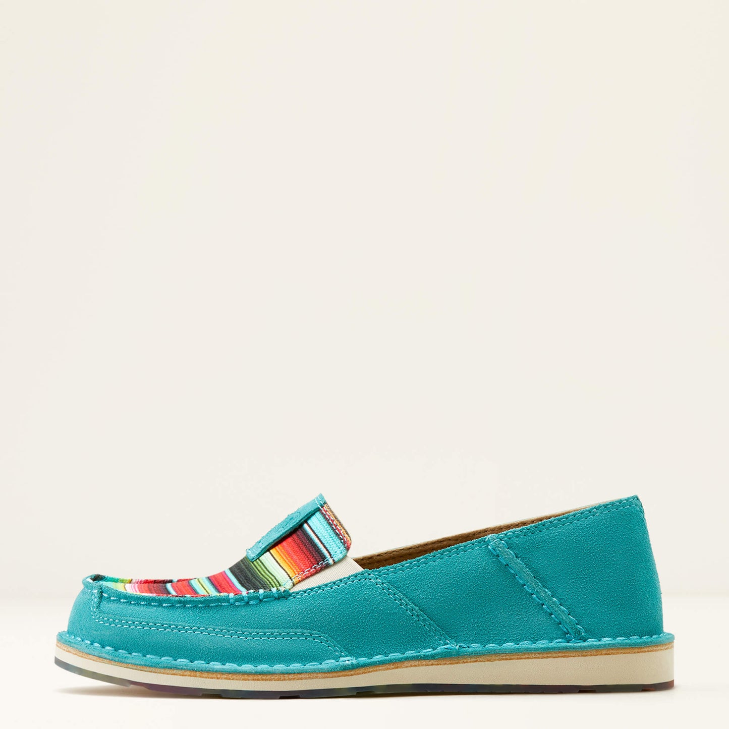 Ariat Ladies Cruiser Teal Suede & Striking Serape - Aitken's Saddlery