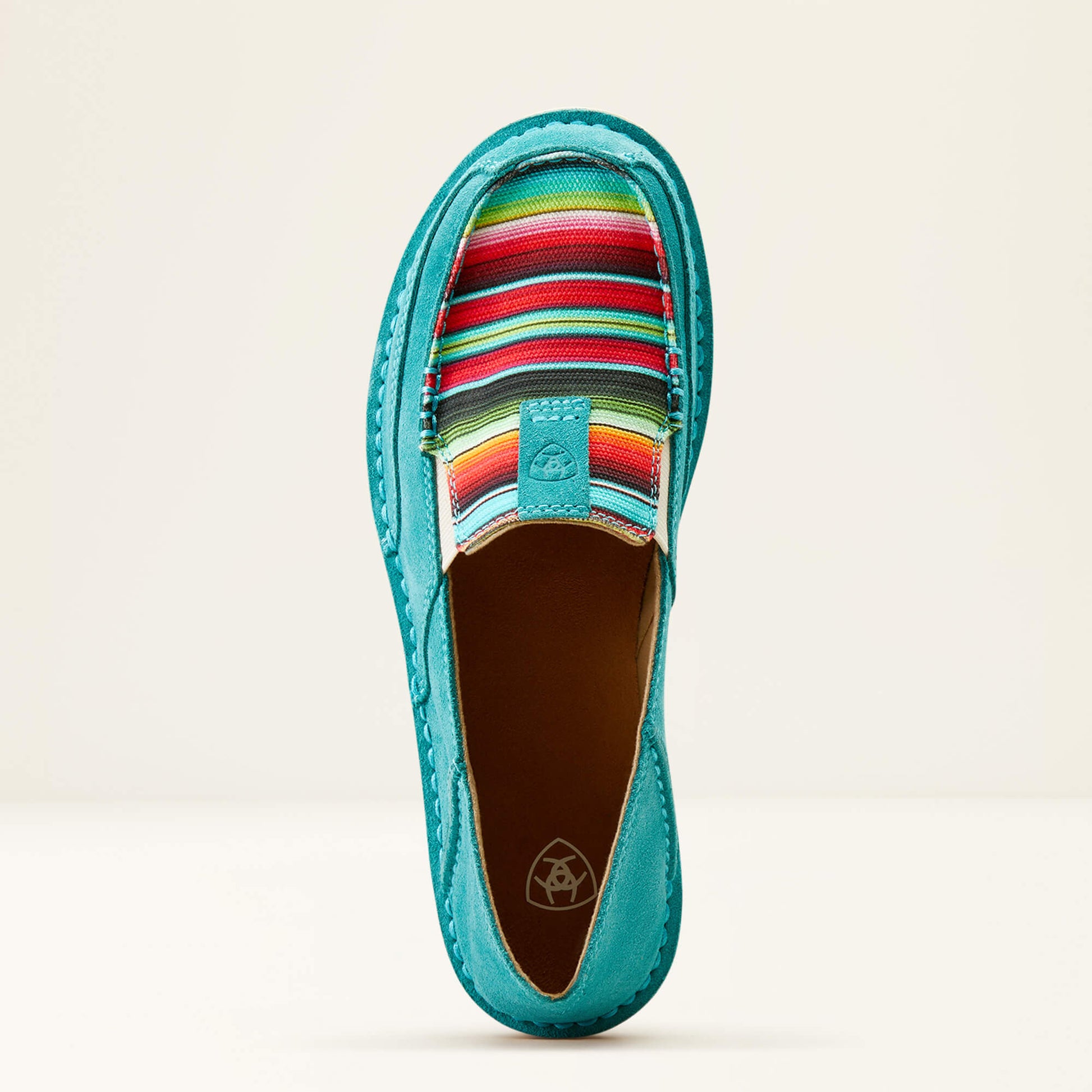 Ariat Ladies Cruiser Teal Suede & Striking Serape - Aitken's Saddlery
