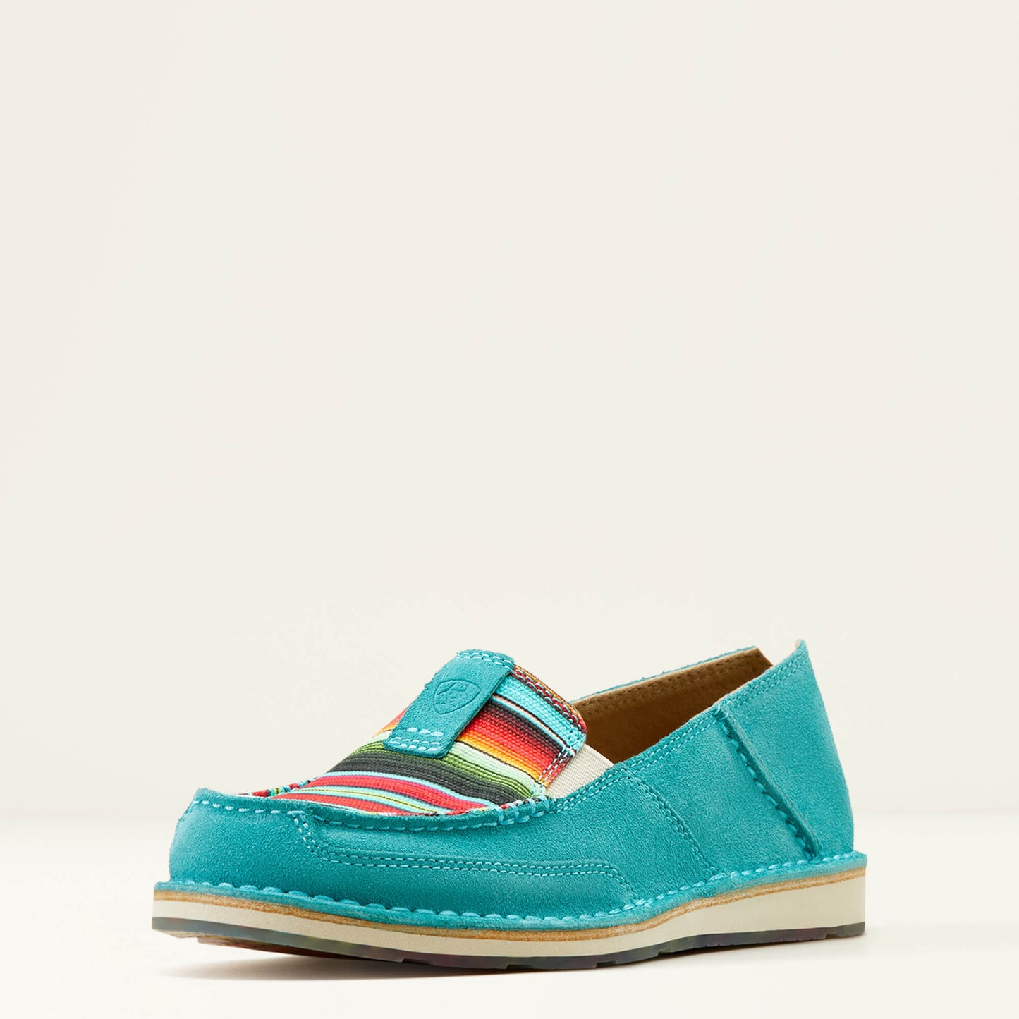 Ariat Ladies Cruiser Teal Suede & Striking Serape - Aitken's Saddlery